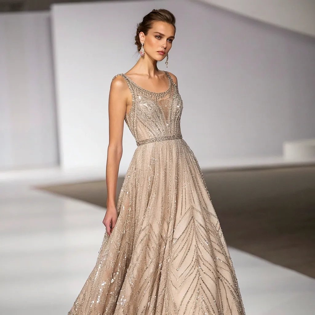Elegant evening dress