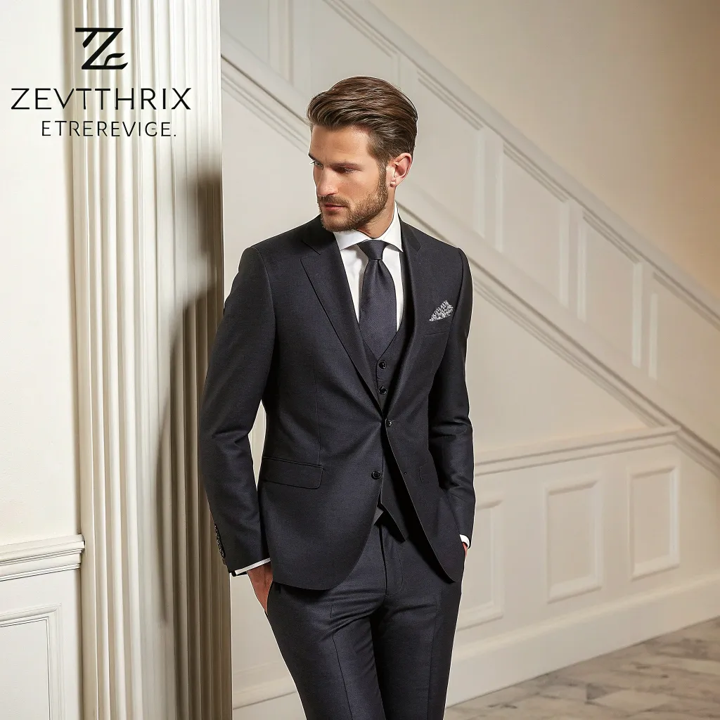 Professional suit tailored by ZEVTHORIX for Mark Etheridge